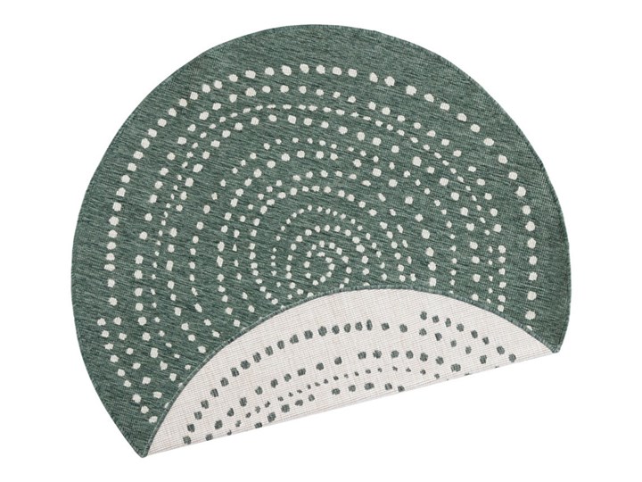Zielony dwustronny dywan zewnętrzny Bougari Bali, Ø 140 cm 140x140 cm Okrągły Dywany Syntetyk Kategoria Dywany