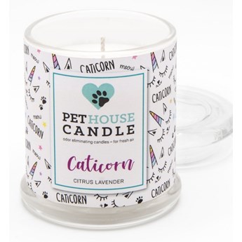 PetHouse Candle sojowa świeca zapachowa neutralizująca zapach - Caticorn Citrus & Lavender
