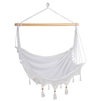 Fotel wiszący J-LINE TASSEL biały