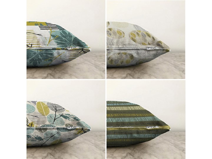 Zestaw 4 poszewek na poduszki Minimalist Cushion Covers Amoro, 55x55 cm Poszewka dekoracyjna Poliester Bawełna Kategoria Poduszki i poszewki dekoracyjne