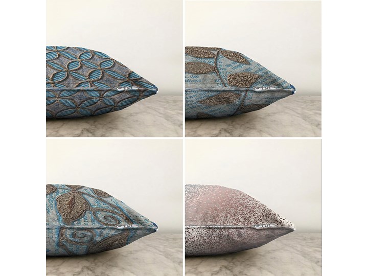 Zestaw 4 poszewek na poduszki Minimalist Cushion Covers Chenille, 55x55 cm Poliester Bawełna Poszewka dekoracyjna Kategoria Poduszki i poszewki dekoracyjne