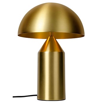 Złota lampka stołowa w kształcie grzybka Fungo