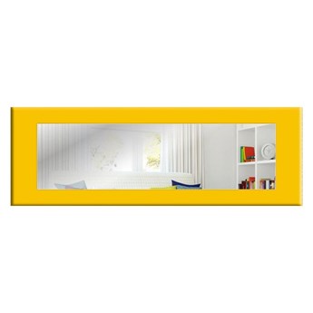 Lustro ścienne w żółtej ramie Oyo Concept Eve, 120x40 cm