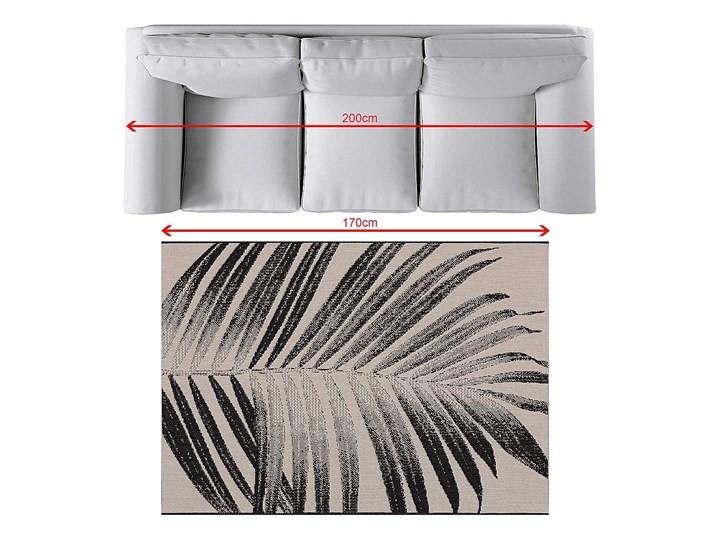 Dywan Lineo wool/black 120x170cm, 120 x 170 cm Dywany Juta Syntetyk Pomieszczenie Sypialnia 120x170 cm Pomieszczenie Salon