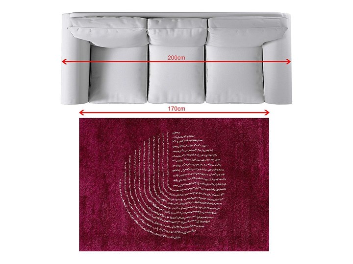 Dywan Royal deep magenta/cream 120x170cm, 120 x 170 cm Syntetyk Dywany Kategoria Dywany 120x170 cm Kolor Brązowy