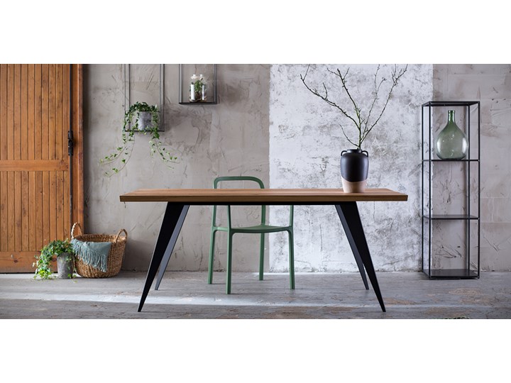 Stół dębowy COPENHAGEN 160cm x 90cm h=75cm Stal Długość 190 cm Długość 220 cm Szerokość 90 cm Długość 160 cm Długość 180 cm Długość 170 cm Długość 200 cm Styl Skandynawski Drewno Długość 171 cm Styl Nowoczesny