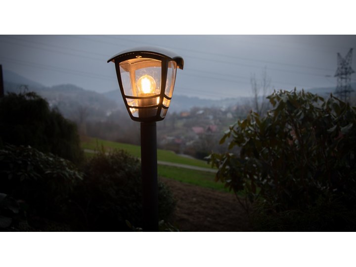 Słupek ogrodowy latarnia IMMA BLACK L/T E27 czarny IP44 EDO777384 EDO Garden Line Kategoria Lampy ogrodowe