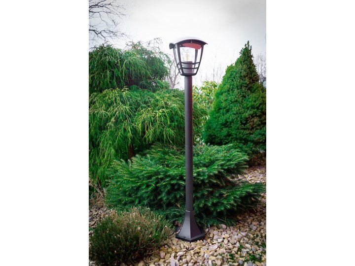Słupek ogrodowy latarnia IMMA BLACK L/T E27 czarny IP44 EDO777384 EDO Garden Line Kategoria Lampy ogrodowe
