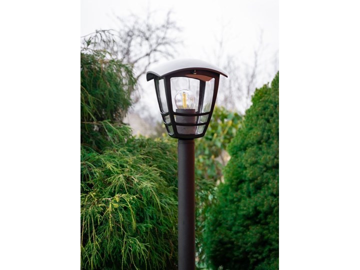 Słupek ogrodowy latarnia IMMA BLACK L/T E27 czarny IP44 EDO777384 EDO Garden Line Kategoria Lampy ogrodowe