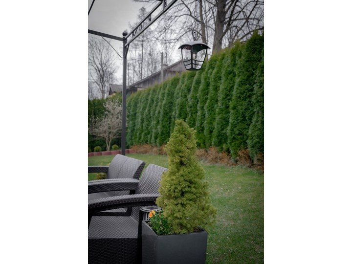 Lampa ogrodowa wisząca IMMA Black C E27 czarny łańcuch 1m IP44 EDO777383 EDO Garden Line Lampa wisząca Kategoria Lampy ogrodowe