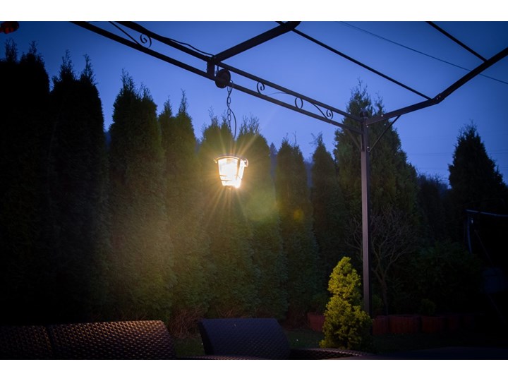Lampa ogrodowa wisząca IMMA Black C E27 czarny łańcuch 1m IP44 EDO777383 EDO Garden Line Lampa wisząca Kategoria Lampy ogrodowe