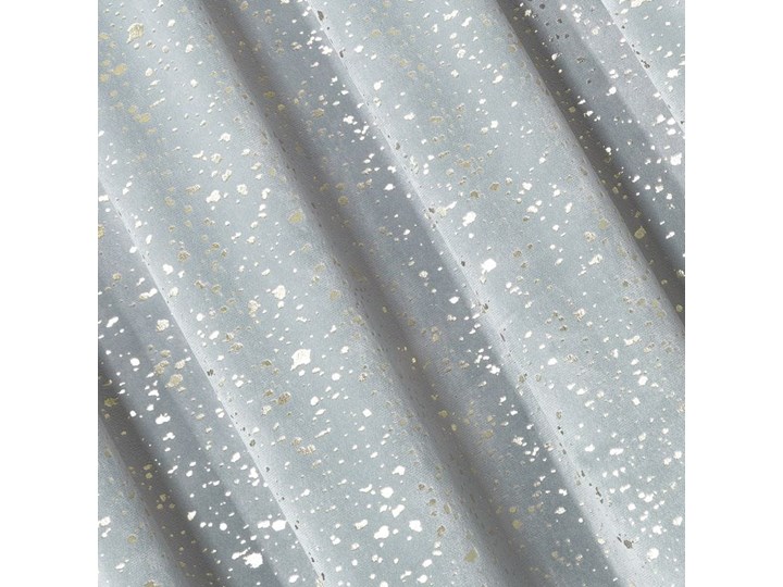 Jednokolorowa Zasłona Lajla 140x270cm - Srebrny - Taśma Typ Zasłony gotowe Poliester Zasłona zaciemniająca Bawełna 140x270 cm Wzór Nadruk