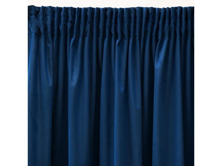 Pierre Cardin zasłona welwetowa 140x270cm - Granatowy - Taśma Poliester Wzór Gładkie 140x270 cm Mocowanie Tunel