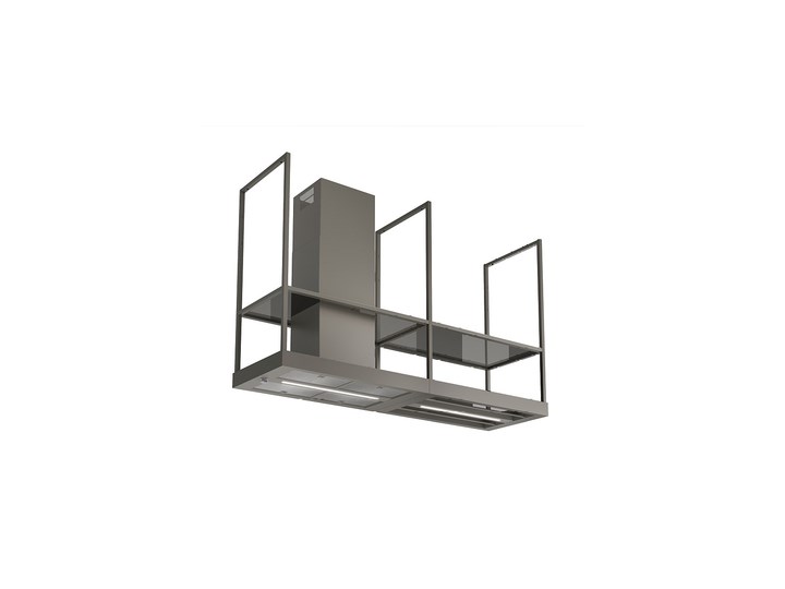 Okap wyspowy Faber T-SHELF EV8 TITANIUM MATT