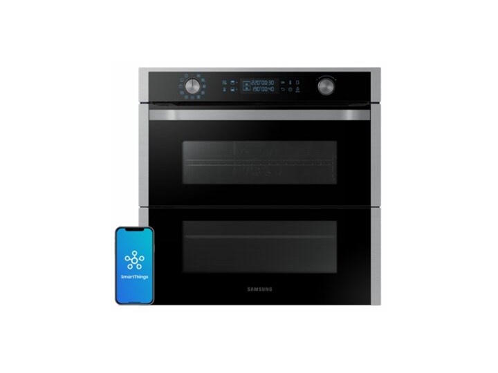 Piekarnik SAMSUNG NV75N7647RS Dual Cook Flex Elektryczny Czarno-srebrny A+ Elektryczne Kolor Czarny Kategoria Piekarniki
