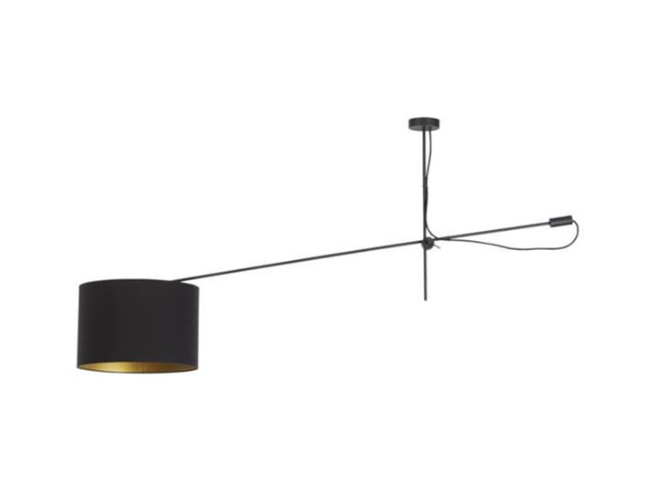 Asymetryczna lampa na wysięgniku VIPER BLACK Lampa z abażurem Pomieszczenie Sypialnia Styl Nowoczesny