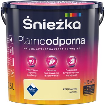 Śnieżka Plamoodporna P21 Finezyjna 5l