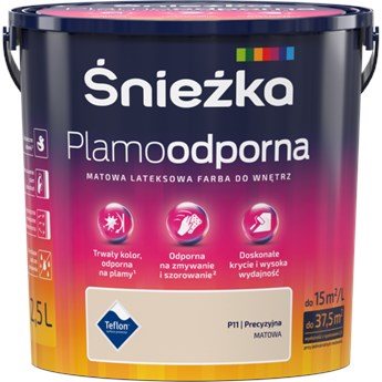 Śnieżka Plamoodporna P11 Precyzyjna 5l