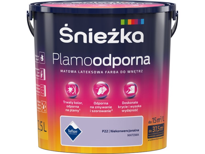 Śnieżka Plamoodporna P22 Niekonwencjonalna 2.5l