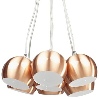 Kokoon Design - Lampa sufitowa Skal z 7 kloszami - miedziana