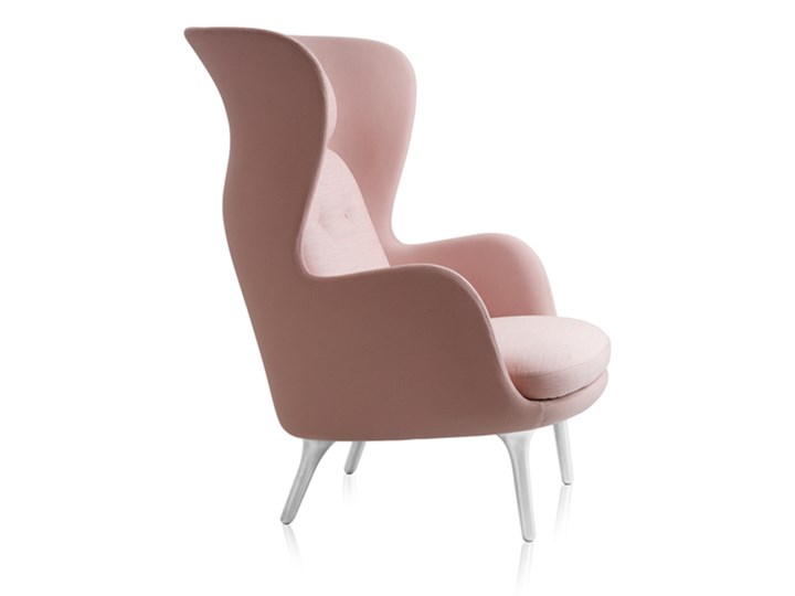 Fotel Ro, Fritz Hansen - różowy