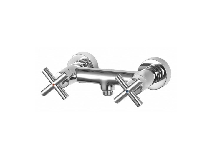 Modern bateria prysznicowa ścienna chrom C305CR