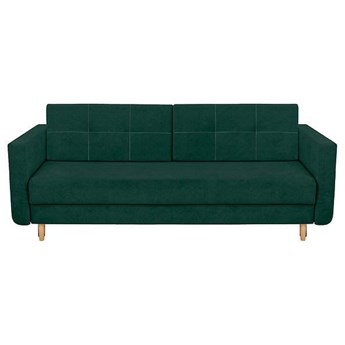Sofa Feliz rozkładana w stylu skandynawskim zielona