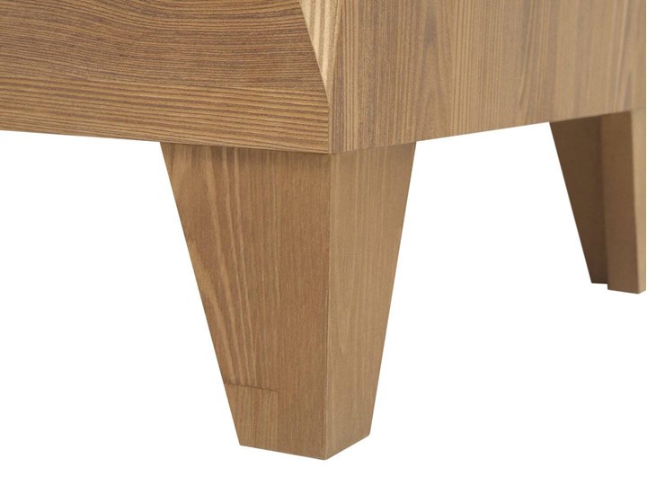 Szafa Bergen modrzew sibiu złoty ,trzydrzwiowa z szufladami Drewno Płyta laminowana Metal Płyta MDF Ilość drzwi Trzydrzwiowe