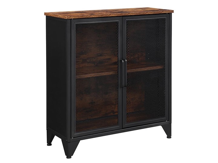 Bettso Pojemna komoda Rusty w stylu industrialnym / Rustic brown Szerokość 80 cm Kategoria Komody Wysokość 80 cm Szerokość 75 cm Kolor Brązowy