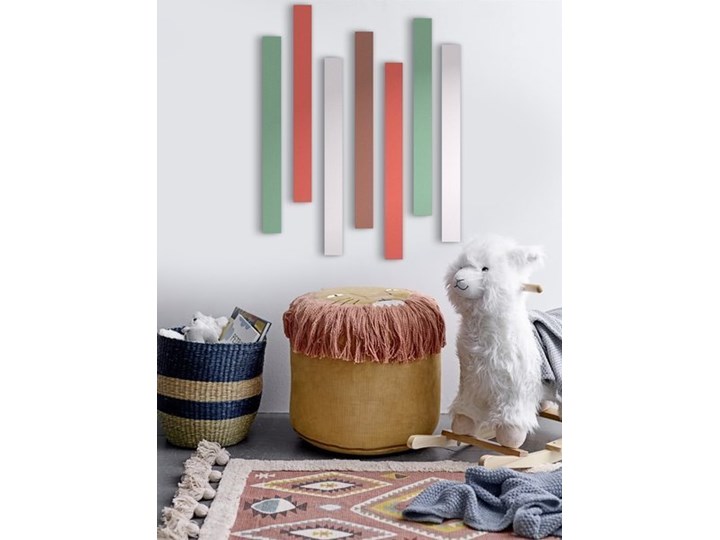 Lamele Pastel 3D – nowoczesny obraz przestrzenny - kompozycja modułowa – 5 dekorów - uniwersalny - LM023 - Pistacjowa mięta Kategoria Panele 3D