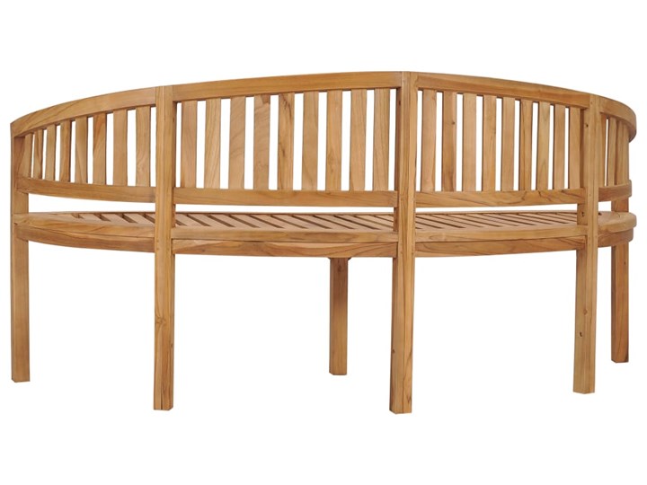 vidaXL Ławka w kształcie banana, 180 cm, lite drewno tekowe Kategoria Ławki ogrodowe