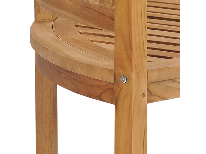 vidaXL Ławka w kształcie banana, 180 cm, lite drewno tekowe Kategoria Ławki ogrodowe