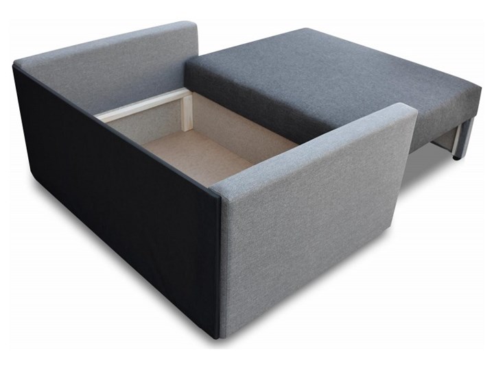 Fotel Sofa Jednoosobowa do Spania Tedi 2 Szary Wielkość Dwuosobowa Pomieszczenie Salon