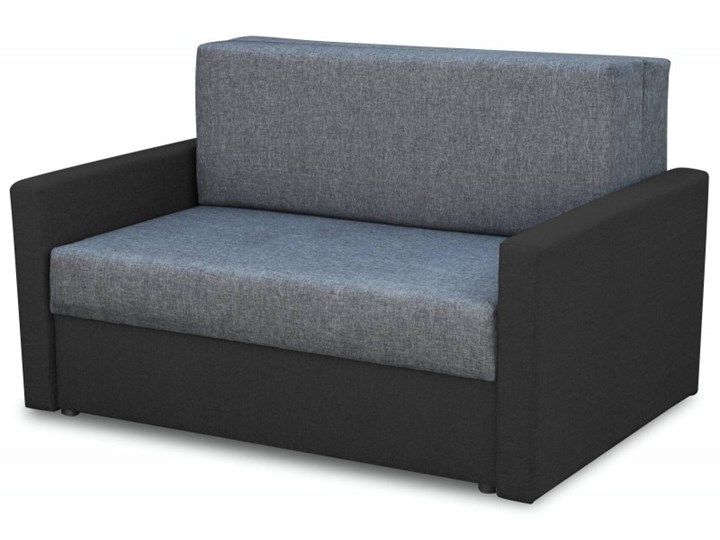 Fotel Sofa Jednoosobowa do Spania Tedi 2 Czarny Rozkładanie Rozkładana