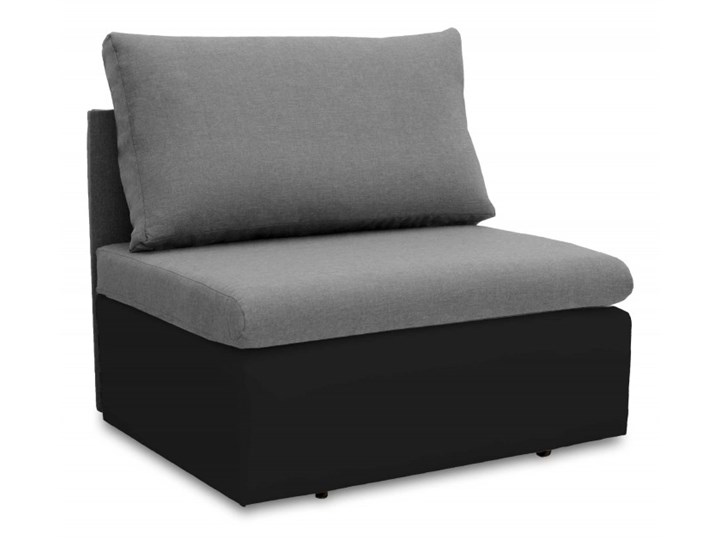 Fotel Sofa Jednoosobowa do Spania Toledo Czarny Tkanina Drewno Tworzywo sztuczne Szerokość 86 cm Fotel rozkładany Pomieszczenie Sypialnia