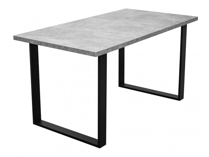 Stół z Metalowymi Nogami LOFT 150x80 Długość 150 cm Wysokość 76 cm Tworzywo sztuczne Stal Drewno Szerokość 80 cm Kolor Szary