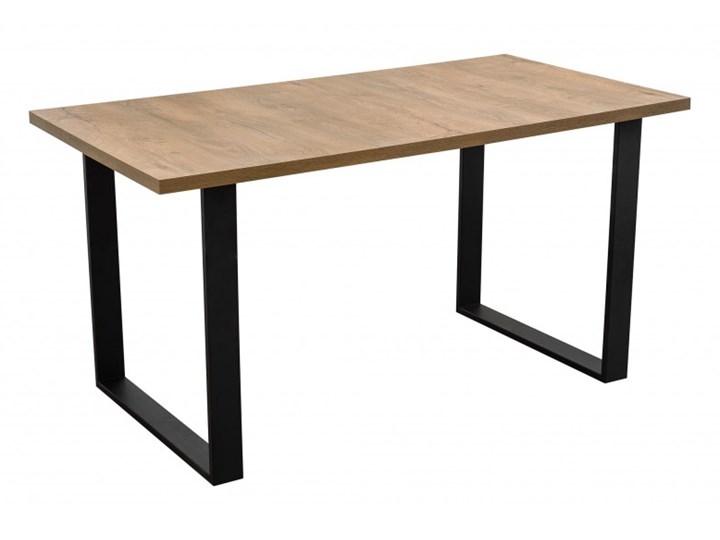Stół z Metalowymi Nogami LOFT 150x80 Stal Szerokość 80 cm Długość 150 cm  Wysokość 76 cm Drewno Tworzywo sztuczne Styl Industrialny