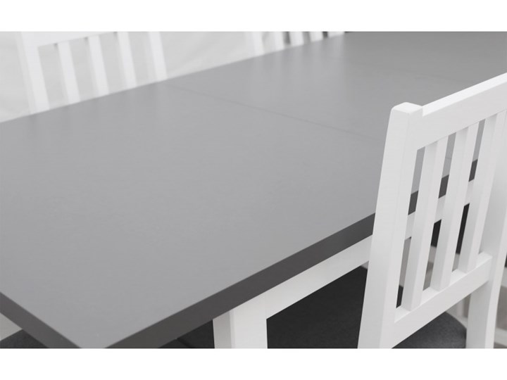 Stół Rozkładany + 6 Krzeseł do Kuchni 180/140x80 Grafit Kategoria Stoły z krzesłami