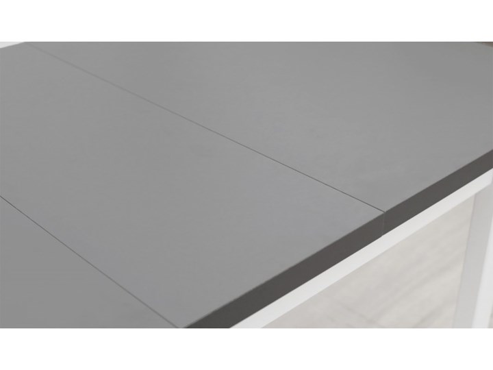 Stół Rozkładany + 4 Krzesła do Kuchni 150/120x80 Grafit Kategoria Stoły z krzesłami Kolor Biały