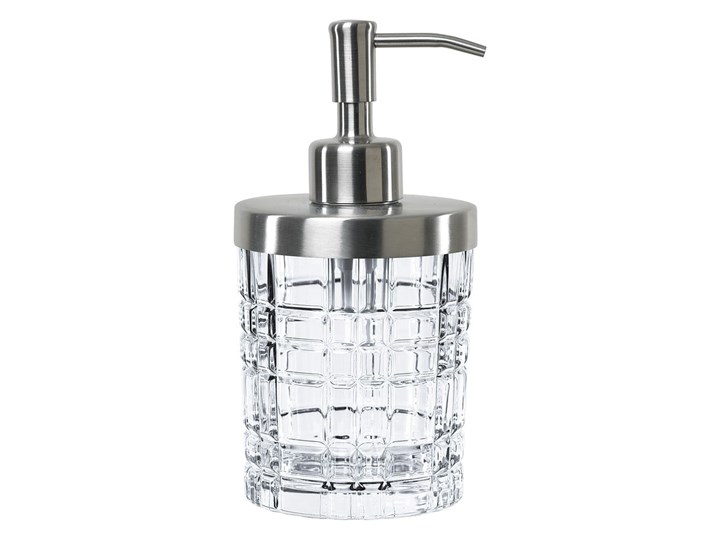 Dozownik do mydła ze szkła kryształowego Nachtmann Square, 345 ml Dozowniki Metal Szkło Stal Kolor Przezroczysty Kategoria Mydelniczki i dozowniki