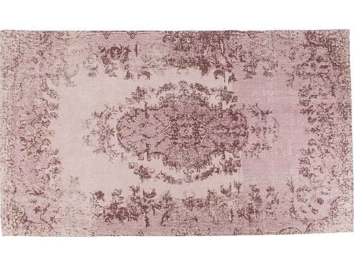 Dywan Kelim Ornament 170x240 cm różowy Poliester Prostokątny Dywany Bawełna Pomieszczenie Salon