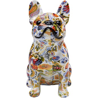 Figurka dekoracyjna French Bulldog 13x30 cm kolorowa
