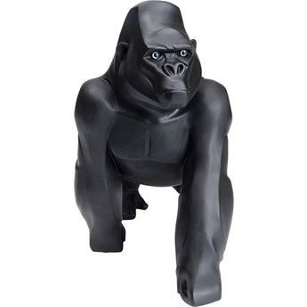 Figurka dekoracyjna Proud Gorilla 57x48 cm czarna
