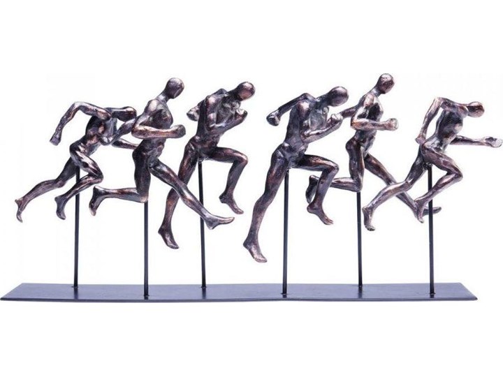Figurka dekoracyjna Runners 45x19 cm Tworzywo sztuczne Ludzie Kolor Biały