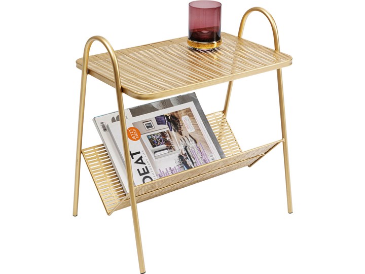 Gazetnik News 49x53 cm złoty Kolor Biały Kategoria Gazetniki