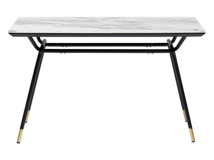 Konsola South Beach 120x45 cm biała Kategoria Konsole Stal nierdzewna Płyta MDF Szerokość 120 cm Szkło Kolor Szary