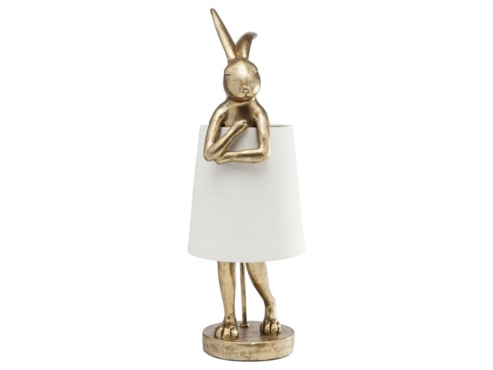 Lampa stołowa Animal Rabbit 23x68 cm złota Kolor Złoty Kategoria Lampy stołowe