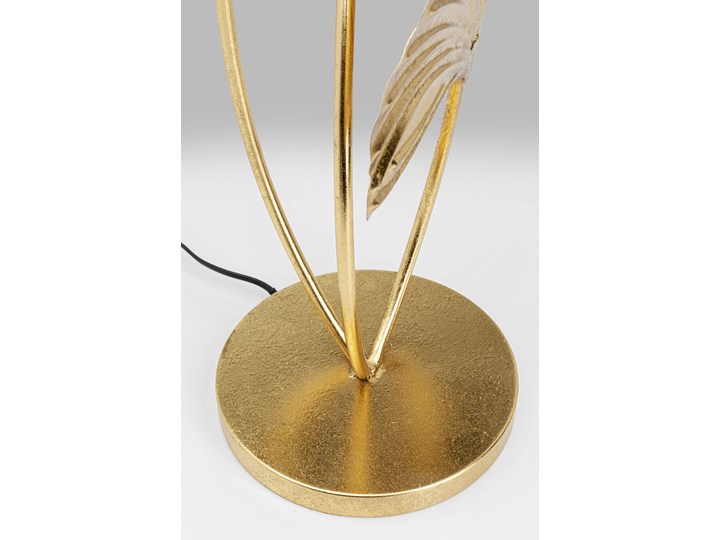 Lampa stołowa Yuva 44x76 cm złota Kolor Złoty Lampa dekoracyjna Kolor Biały