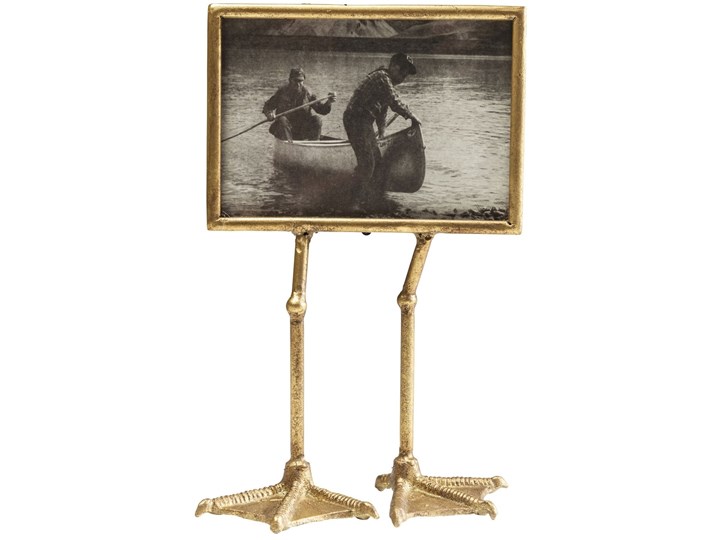 Ramka Duck Feet pozioma 19x38 cm złota Kolor Szary Ramka na zdjęcia Kategoria Ramy i ramki na zdjęcia