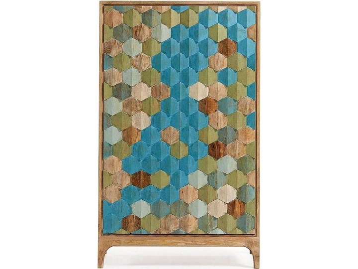 Szafa Ilka 85x140 cm kolorowa Lustro Kolor Wielokolorowy